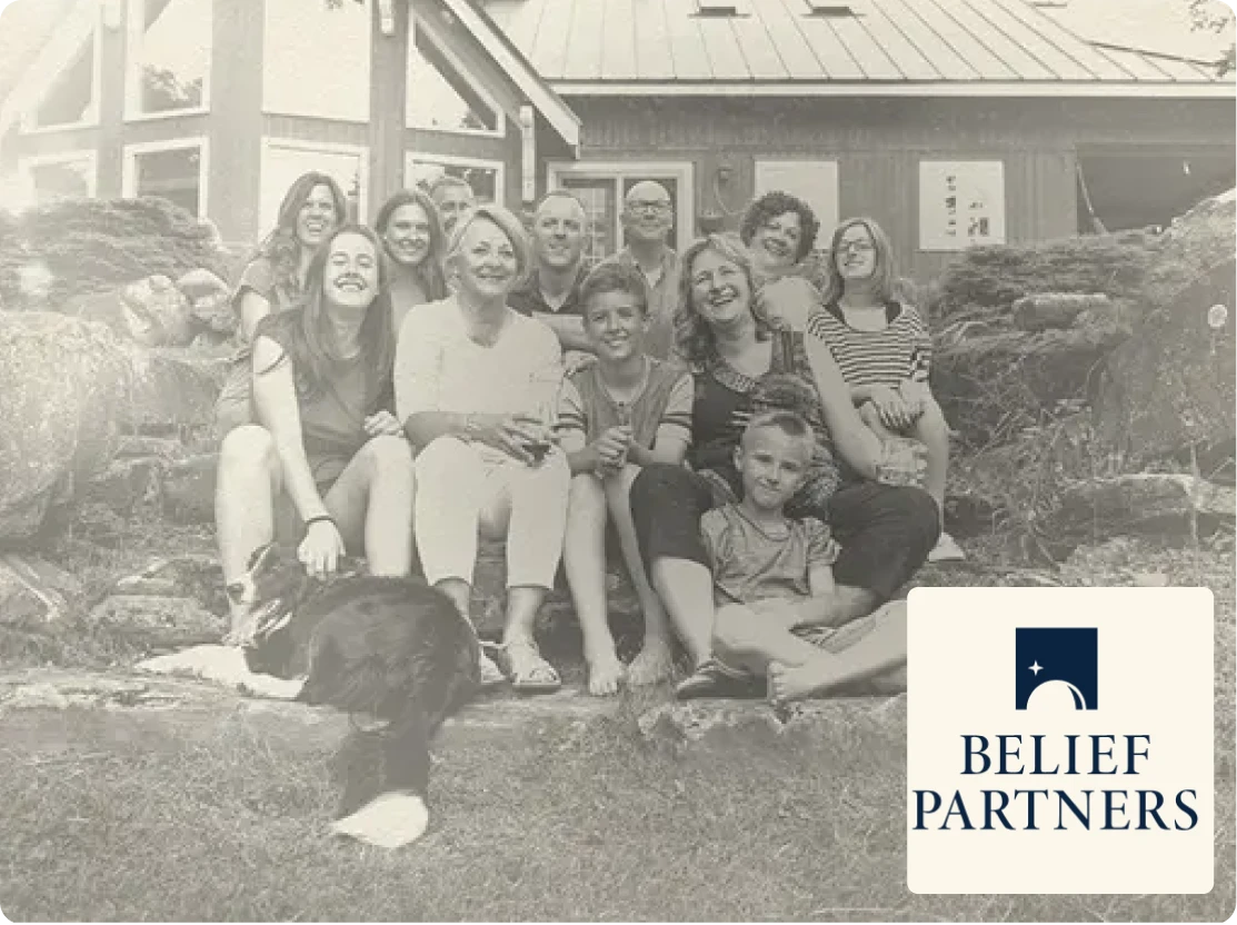 Family portrait representing Belief Partners